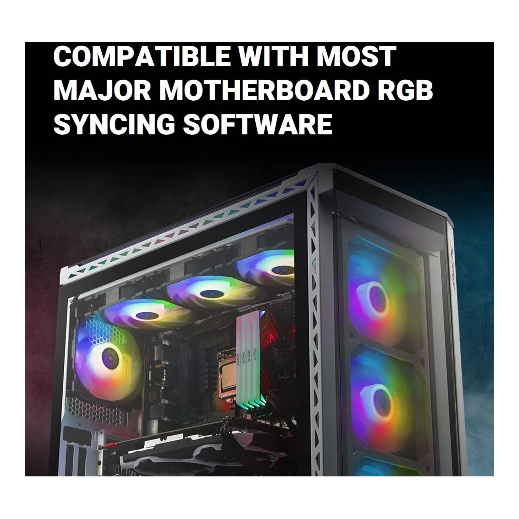 XPG VENTO 120 ARGB 120mm High Performance Cooling Fan - Image 4